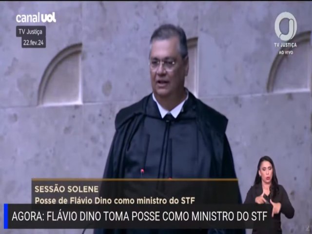 Em solenidade prestigiada, Flvio Dino toma posse como ministro do Supremo Tribunal