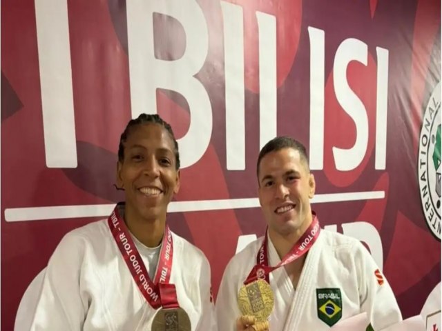 Rafaela Silva e Willian Lima abrem com bronze o GP de Jud na Gergia