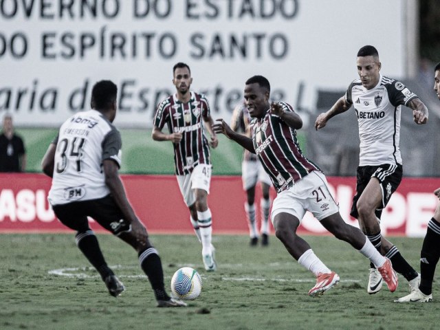 Fluminense e Atltico-MG ficam no 2 x 2 em partida eletrizante em Cariacica