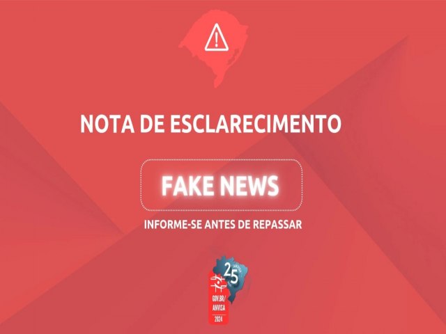 Anvisa nega ter proibido entrada de medicamentos doados ao RS: Fake news