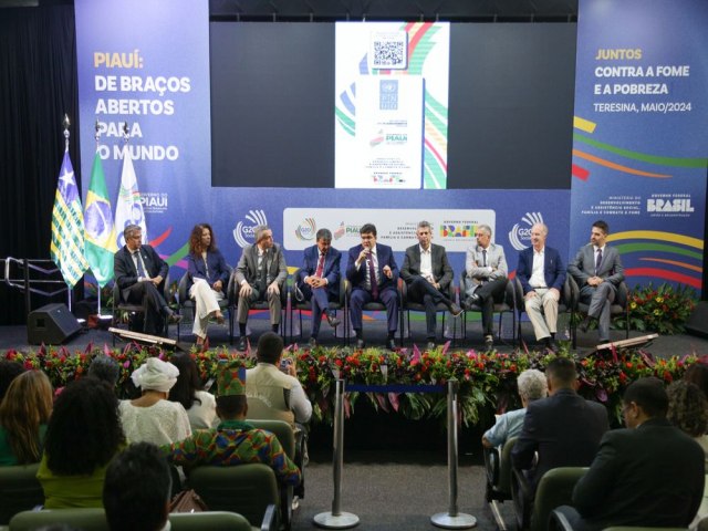 Rafael Fonteles destaca exemplo do Piau no combate  fome durante o G20 Social em Teresina