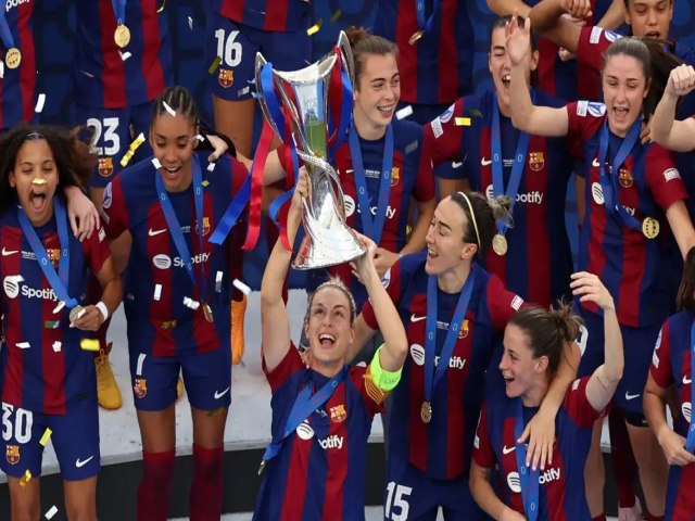 Barcelona derrota Lyon e conquista Liga dos Campees Feminina