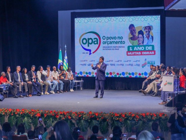 Piau ter oramento popular de R$ 100 milhes at 2026, explica governador