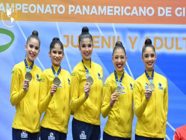 Brasil fecha Pan-Americano de Ginstica Rtmica com 12 medalhas