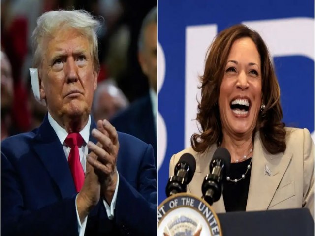 Kamala Harris tem 44% das intenes de voto e Donald Trump, 42%, diz Reuters/Ipsos