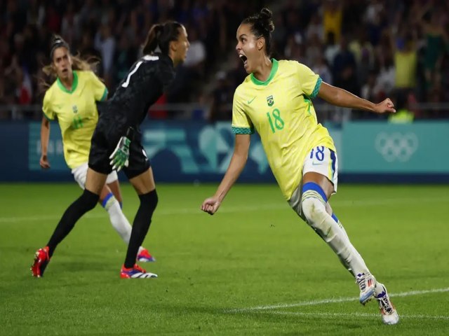 PARIS 2024: Gabi Portilho decide e Brasil derrota Frana no futebol feminino