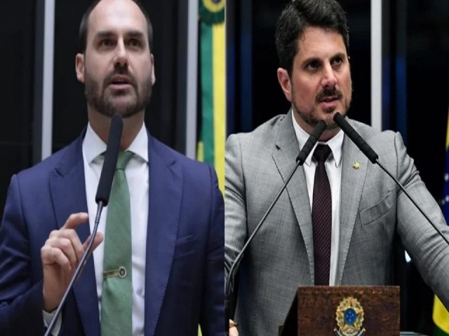 Delegados acionam Justia contra Eduardo Bolsonaro e Marcos do Val por ataques  PF