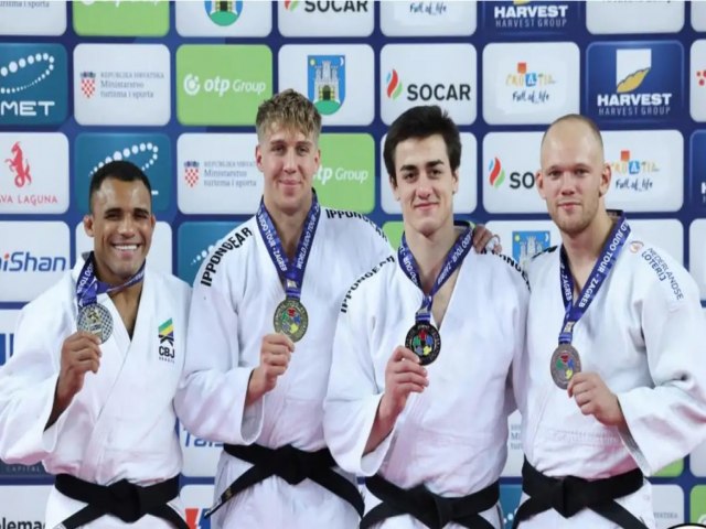 Judocas brasileiros terminam com cinco pdios em Grand Prix de Zagreb