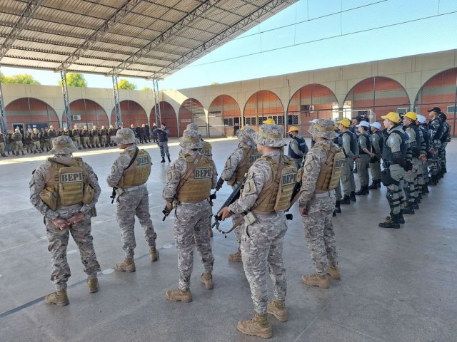 Mais de 6.500 policiais militares iro reforar a segurana nos 224 municpios do Piau nas eleies