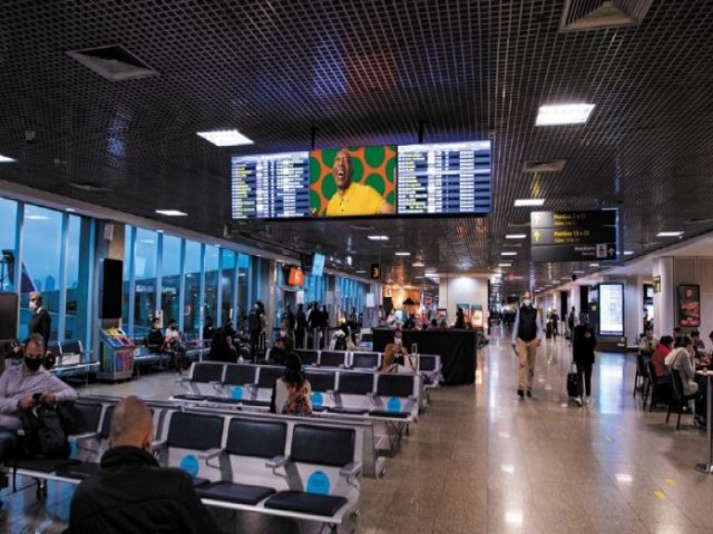 A mdia nos principais aeroportos do Brasil