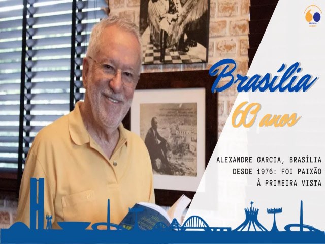 Alexandre Garcia relembra histrias de Braslia