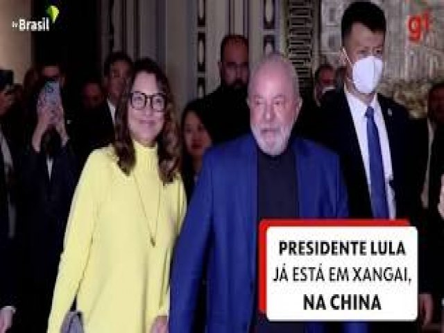 Lula chega a Xangai, primeira parada da visita  China