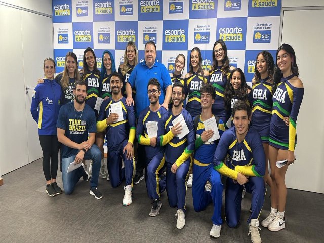 Com apoio do GDF atletas representam o Brasil no Mundial de Cheerleading