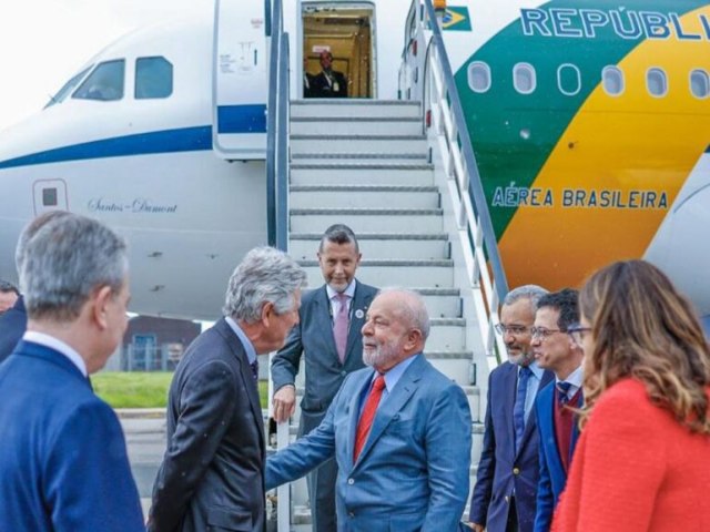 Lula chega a Londres onde ter agenda com o Rei Charles III, Macron e Scholtz