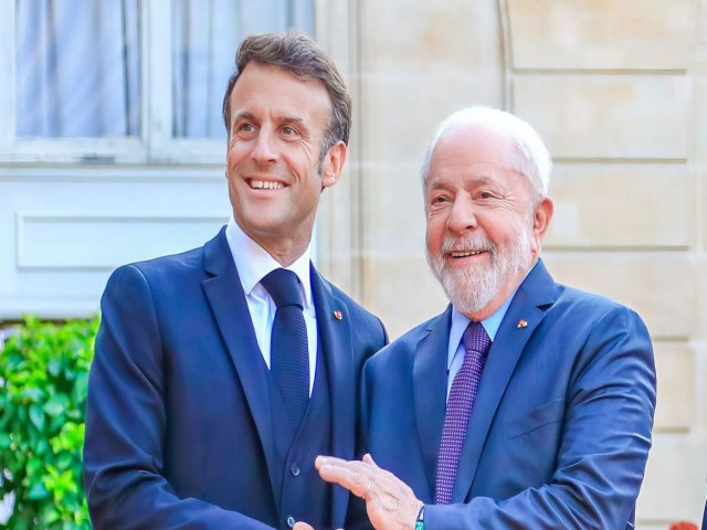 Lula e Macron conversam sobre acordo entre Mercosul e Unio Europeia