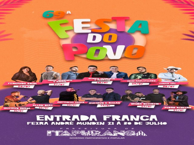 Comeou a Festa do Povo de Itapuranga Coordenada Pela Prefeitura de Itapuranga Goias 