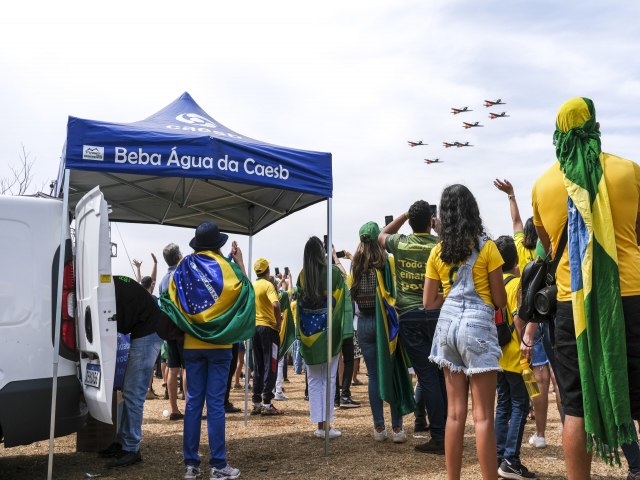 Desfile de 7 de Setembro ter 24 pontos de distribuio de gua potvel