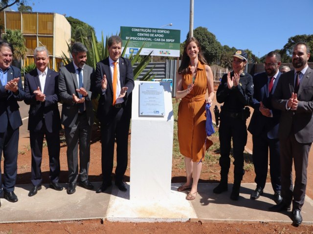 Lanada pedra fundamental de centro biopsicossocial para servidores da Segurana Pblica