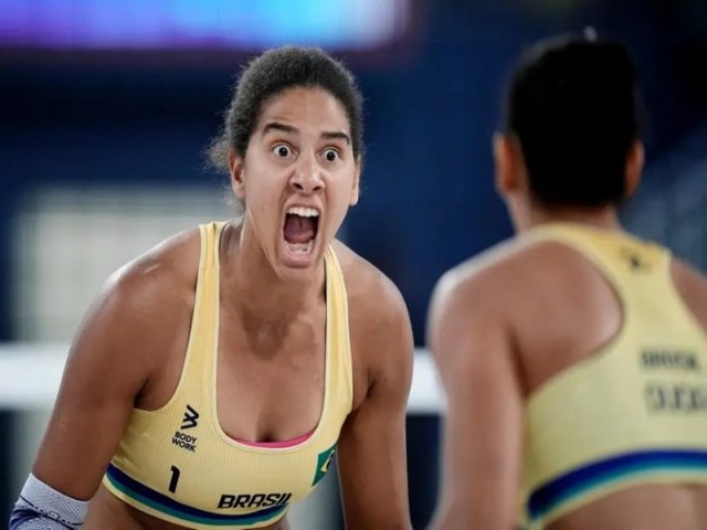 Ana Patrcia e Duda batem canadenses e conquistam ouro do vlei de praia