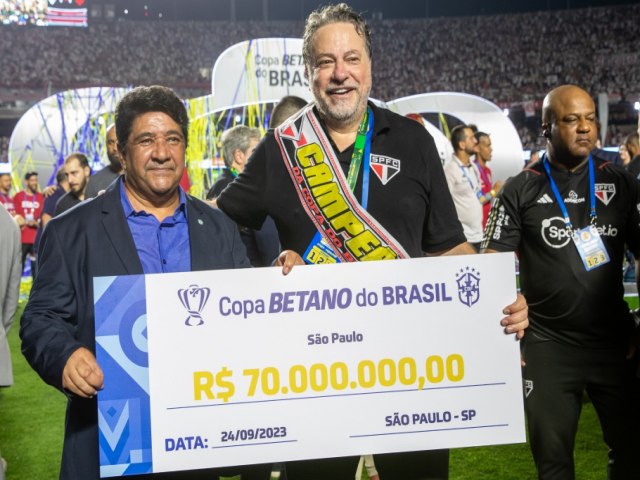 Presidente da CBF exalta sucesso da Copa Betano do Brasil 2023