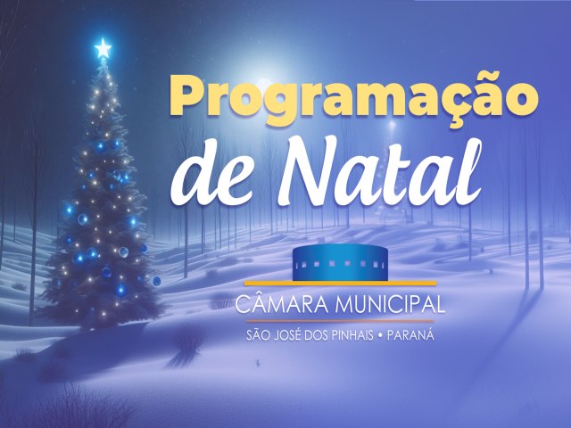 Cmara ter programao natalina com coral e Auto de Natal 