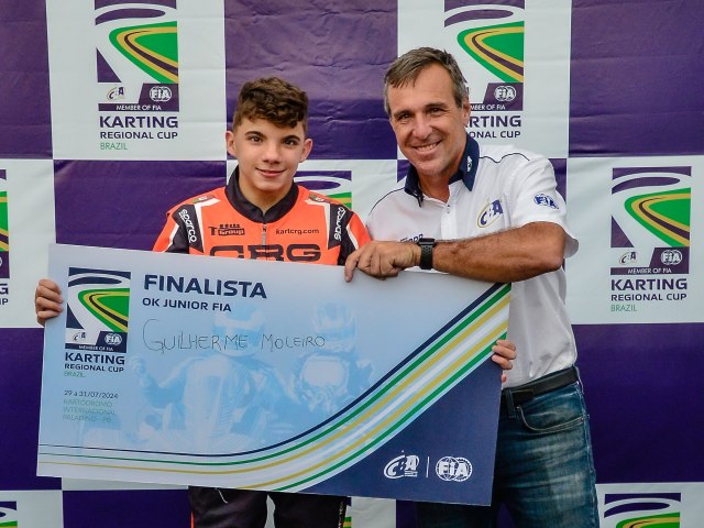 Guilherme Moleiro  o primeiro classificado para a final da Regional Cup