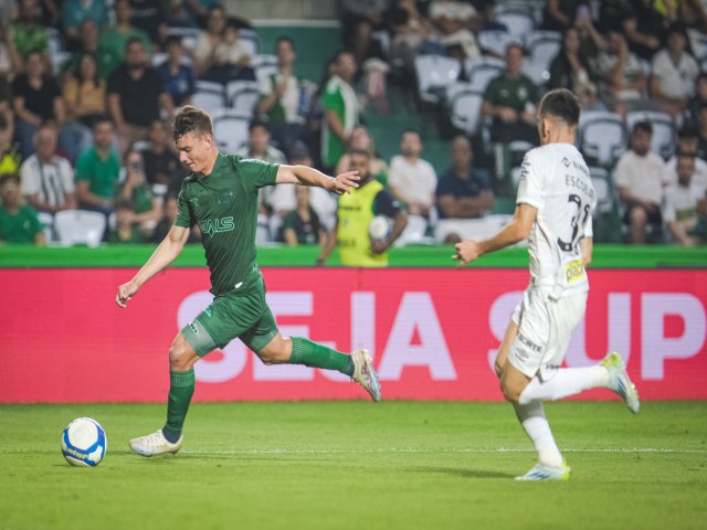 Coritiba perde no Couto Pereira no jogo do acesso do Santos