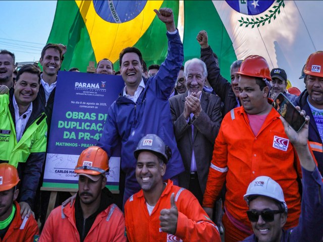 Governador d� in�cio � duplica��o em concreto da PR-412 entre Matinhos e Pontal do Paran�
