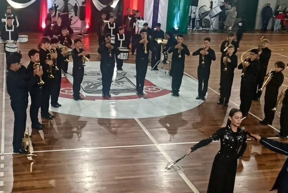 Banda Municipal de Pi�n conquista tr�s trof�us em concurso interestadual em Mafra