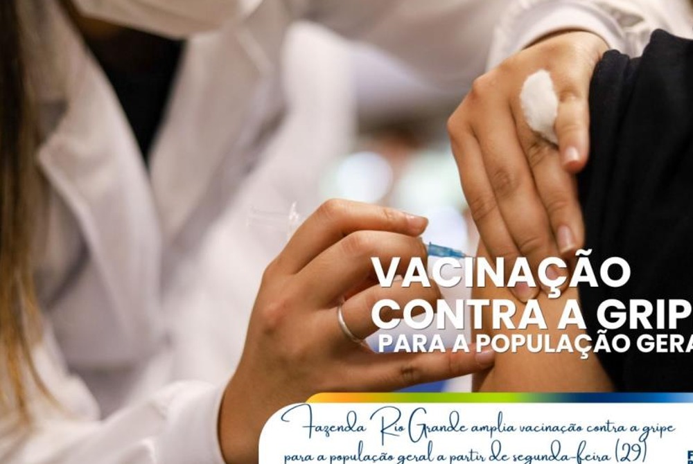 Fazenda Rio Grande ampliou vacina��o contra a gripe para a popula��o geral desde e �ltima segunda-feira