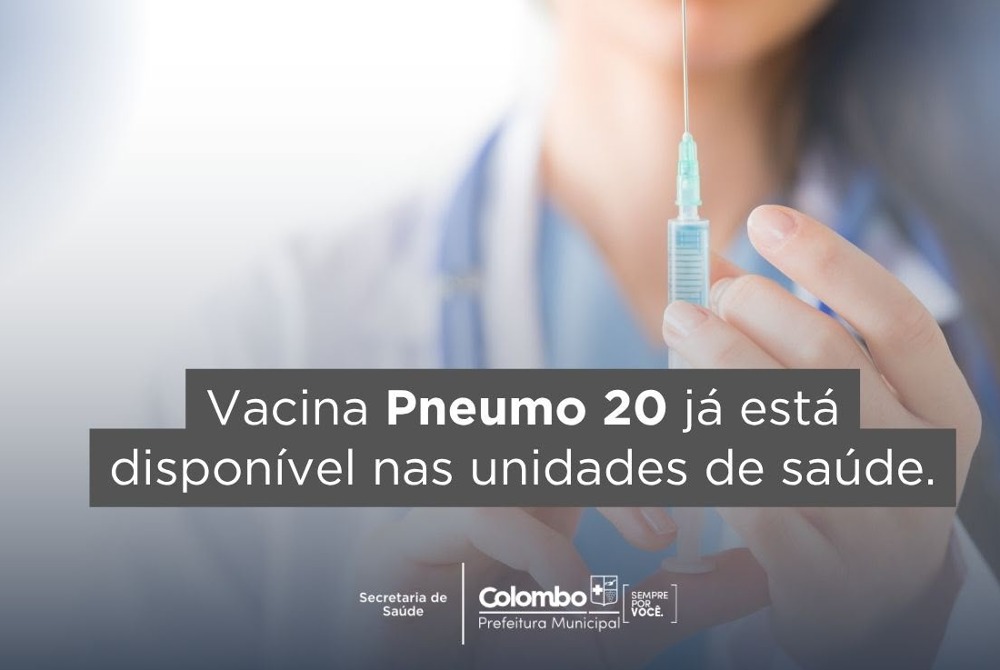 Colombo disponibiliza nova vacina Pneumo 20 para ampliar a proteção infantil Colombo disponibiliza nova vacina Pneumo 20 para ampliar a proteção infantil