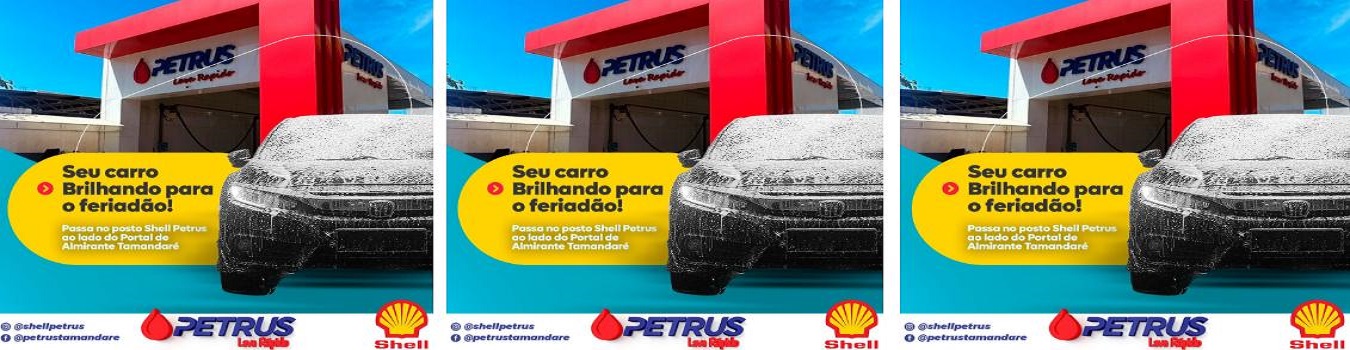 POSTO PETRUS SEU CARRO BRILHANDO PARA O FERIADO