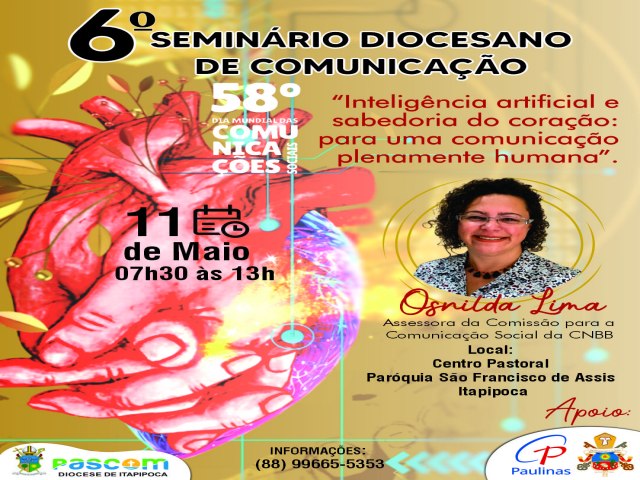 DIOCESE DE ITAPIPOCA PROMOVE 6 SEMINRIO DE COMUNICAO