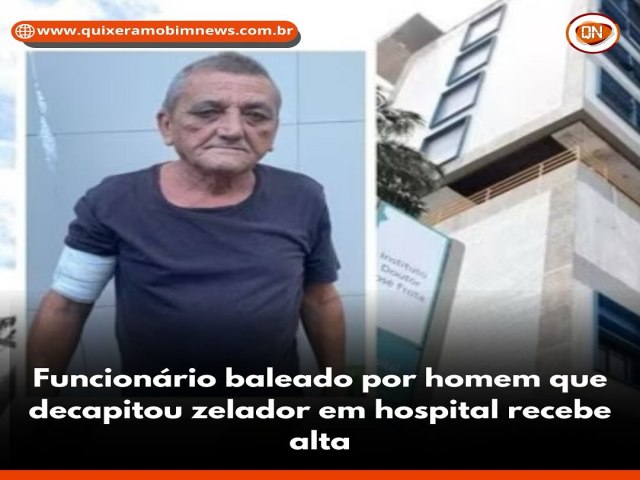 funcionrio baleado no Hospital Instituto Dr. Jos Frota (IJF), em Fortaleza, recebeu alta neste sbado (27)