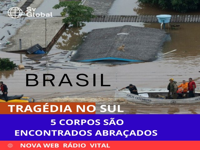 Cinco corpos de uma famlia so encontrados abraados no RS.