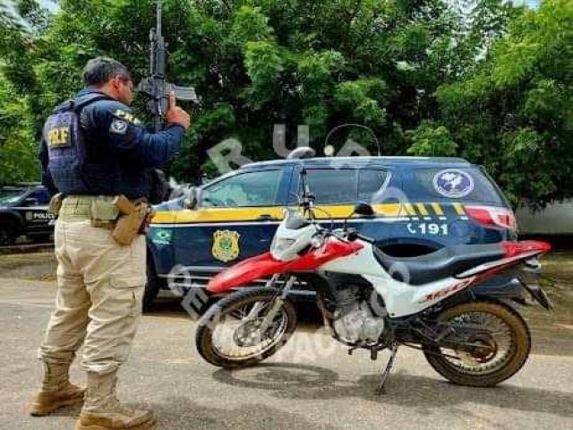 PRF no Cear recupera duas motocicletas adulteradas, uma delas tinha sido roubada h 5 meses