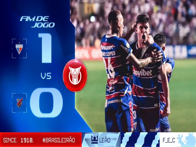 Fortaleza venceu o Athletico-PR com um gol 