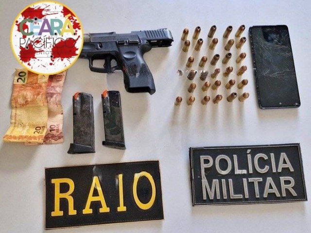 Polcia Militar Deflagra Operao e Captura Indivduo com Arma de Fogo e Munies em Camocim