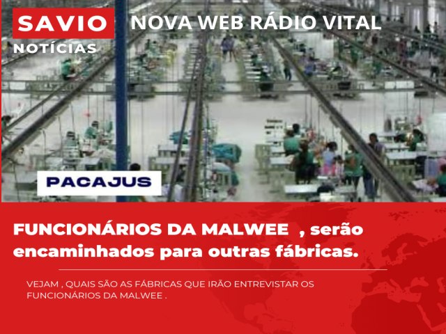 300 FUNCIONRIOS DA EMPRESA MALWEE SERO INDICADOS PARA 5 EMPRESAS 