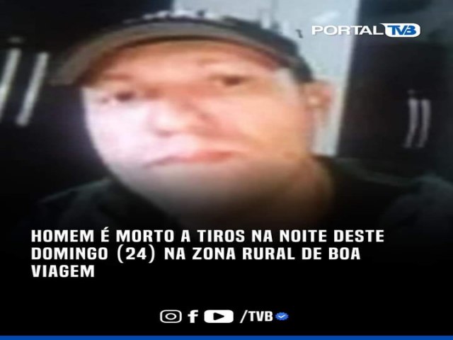 Homicdio  bala na cidade de BOA VIAGEM NO CEAR 