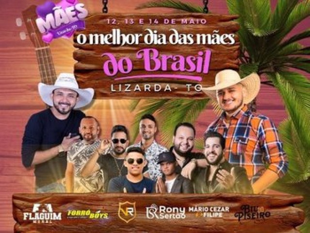 Lizarda promete melhor Dia das Mes do Brasil; programao conta com shows, cavalgada, almoo e motocross