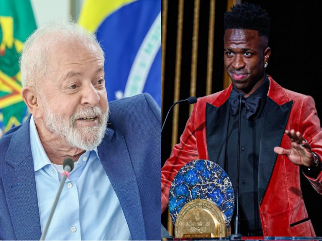 ESPORTE Lula elogia Vini Jr por Prmio Scrates no Bola de Ouro