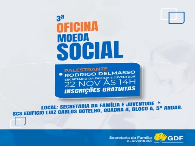 Regularizao fundiria  tema de 3 Oficina Moeda Social