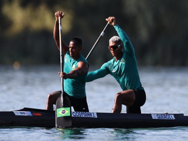 Isaquias Queiroz e Jacky Godmann terminam em ltimo na final do C2 500 nas Olimpadas 2024