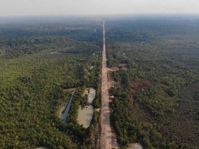 Tribunal autoriza retomada das obras na BR-319, entre Manaus e Porto Velho