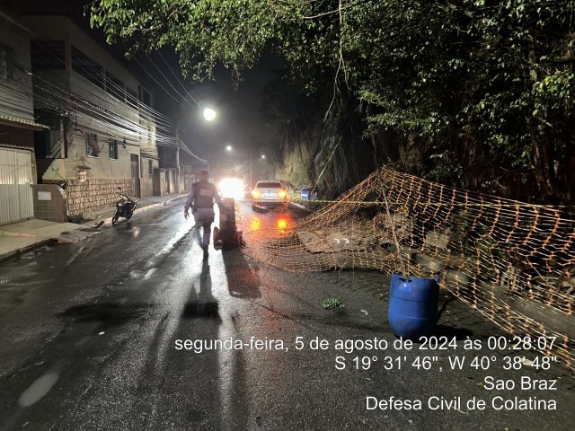 ROCHA CAI EM TRECHO DA AVENIDA FIORAVANTE ROSSI EM COLATINA