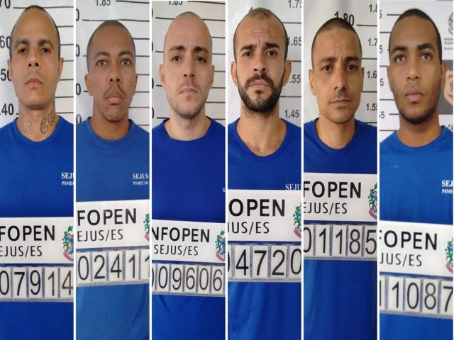 SEIS DETENTOS FOGEM DA PENITENCIRIA DE COLATINA