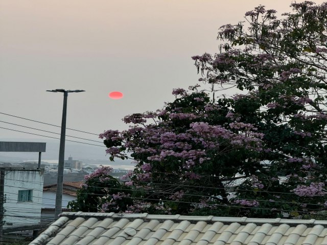 FENMENO DO SOL VERMELHO ALERTA SOBRE CONDIES AMBIENTAIS 