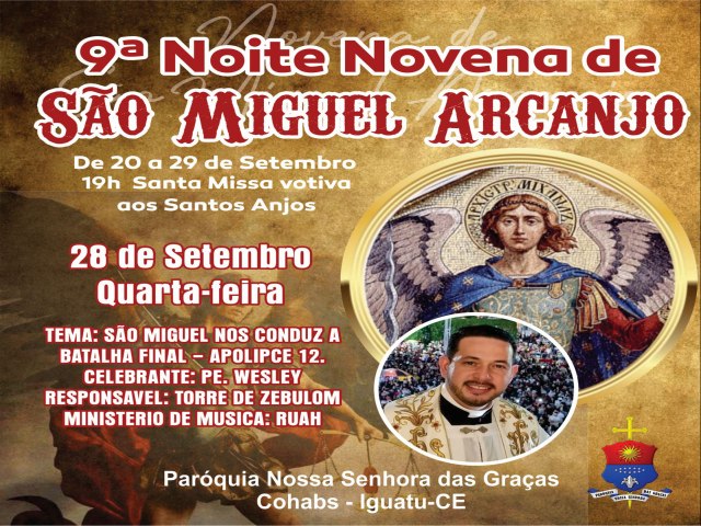 Novena de So Miguel - Parquia Nossa Senhora das Graas 