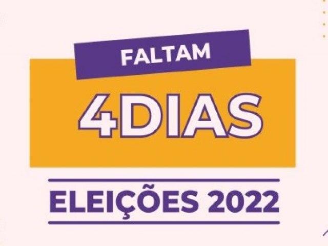 Faltam 4 dias: fique por dentro da ordem de votao nas Eleies 2022